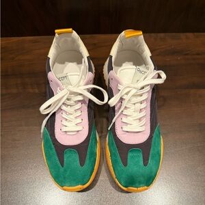 Oncept Sneakers with Green/Pink/yellow/blue Accents